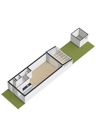 Floorplan - Lekstraat 140, 4125 TD Hoef En Haag